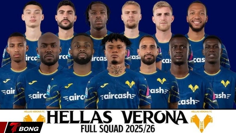 Đội hình hiện tại của Hellas Verona